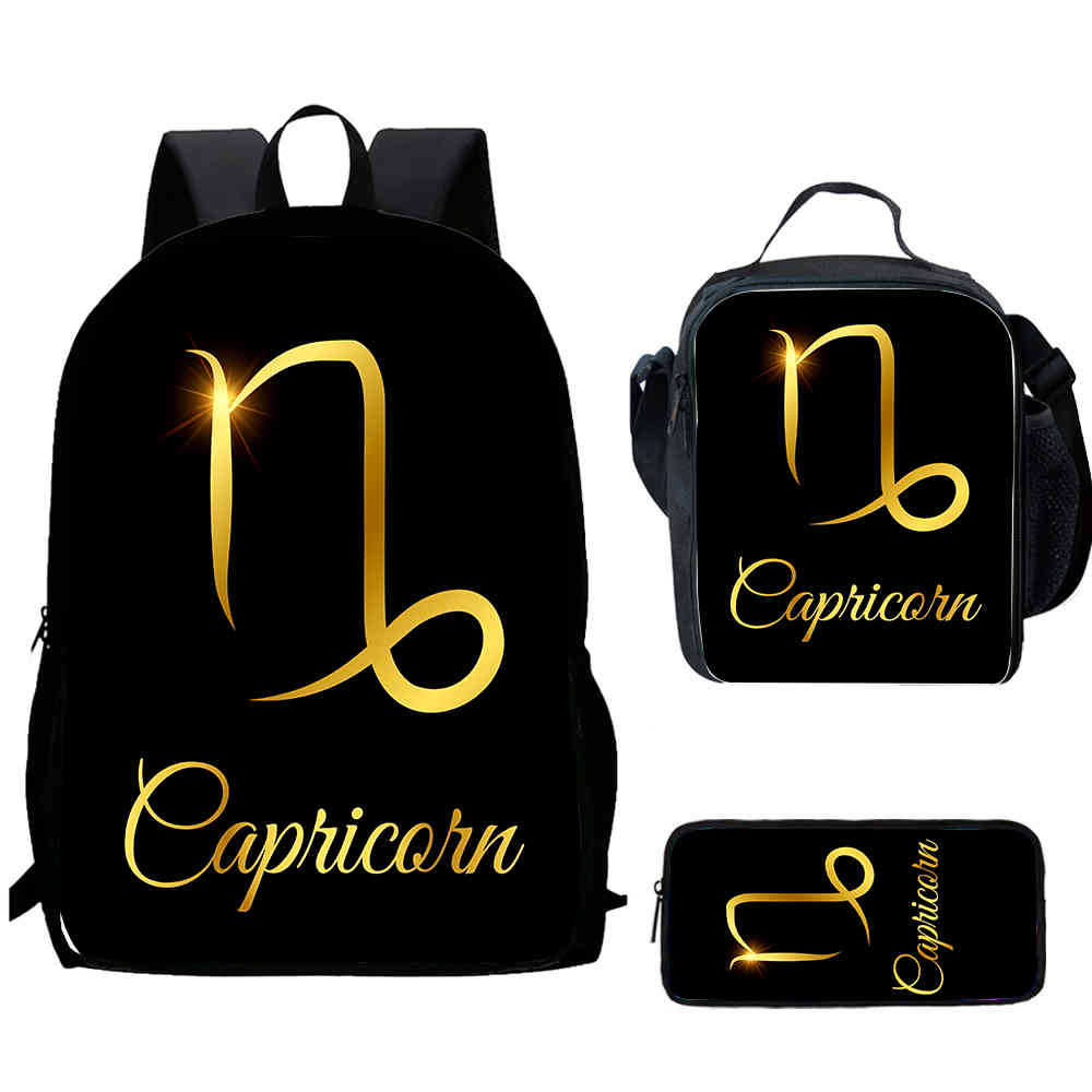 12 Sternbilder Schultasche High Definition Multifunktion Oxford Leichter Rucksack Haare