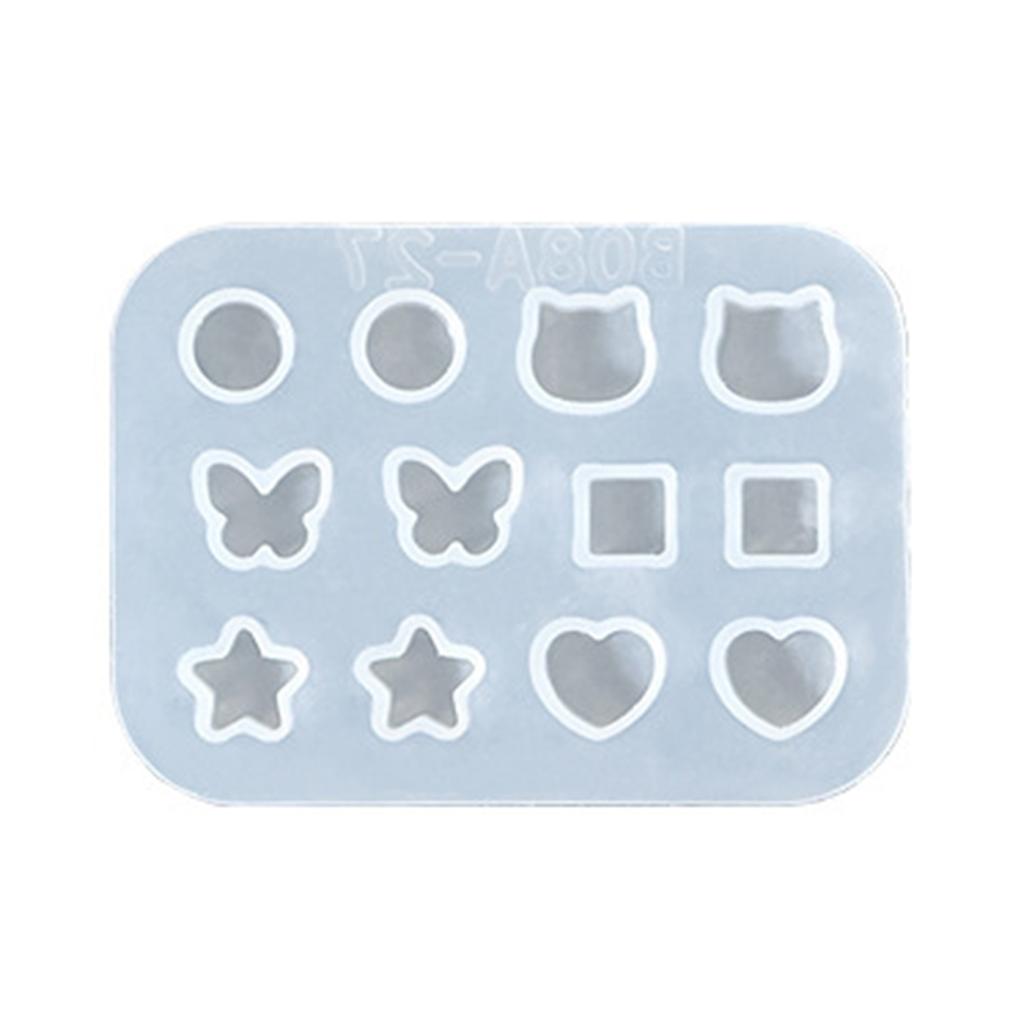 Skapa unika örhängen med stilfull epoxihartsform Hemdekorationsaccessoar för smyckestillverkning hantverkare