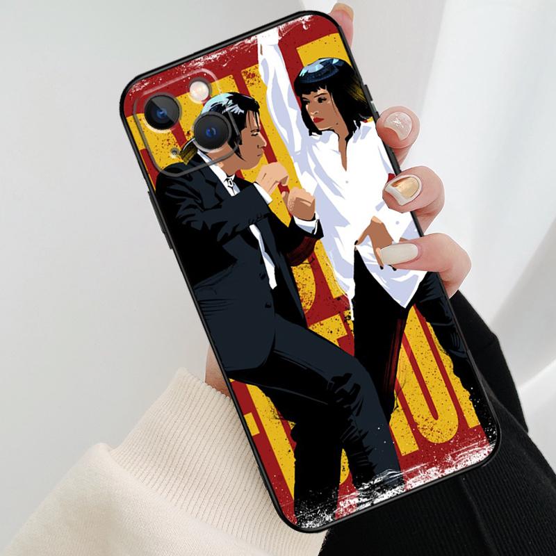 Pulp Fiction Dancing Phone Case For iPhone 17 Pro Max 14 13 12 11 15 16 Pro Max mini 15 16 Plus 16e 17 Air Cover