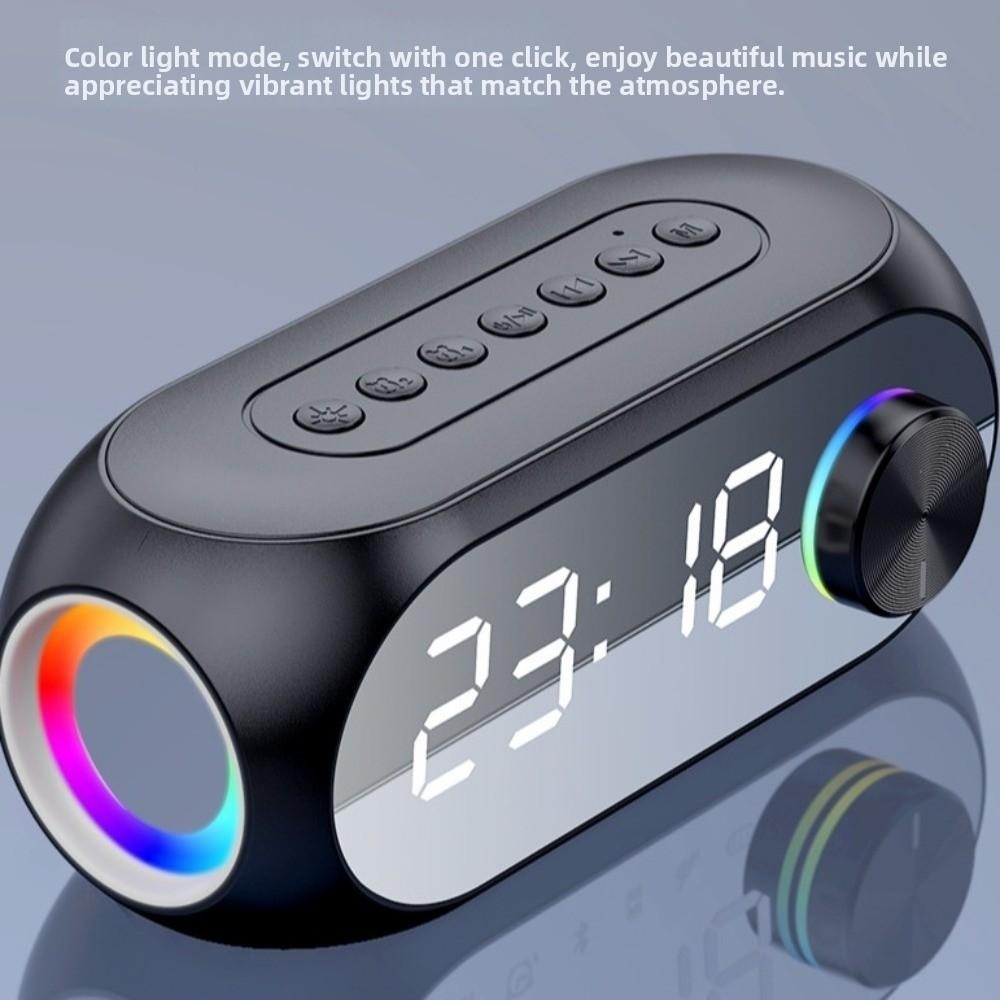 Wireless Radio FM Music Player Rechargeable Heavy Subwoofer BT Speaker Car Alarm Clock Car Use