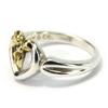 Used TIFFANY&Co. Ring Heart Ribbon EU#50.5 Silver925/K18 Yellow Gold 3.5g Silver Yellow Gold