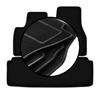 Set of Velour Floor Mats For: Tesla Model S II Sedan (2016-)