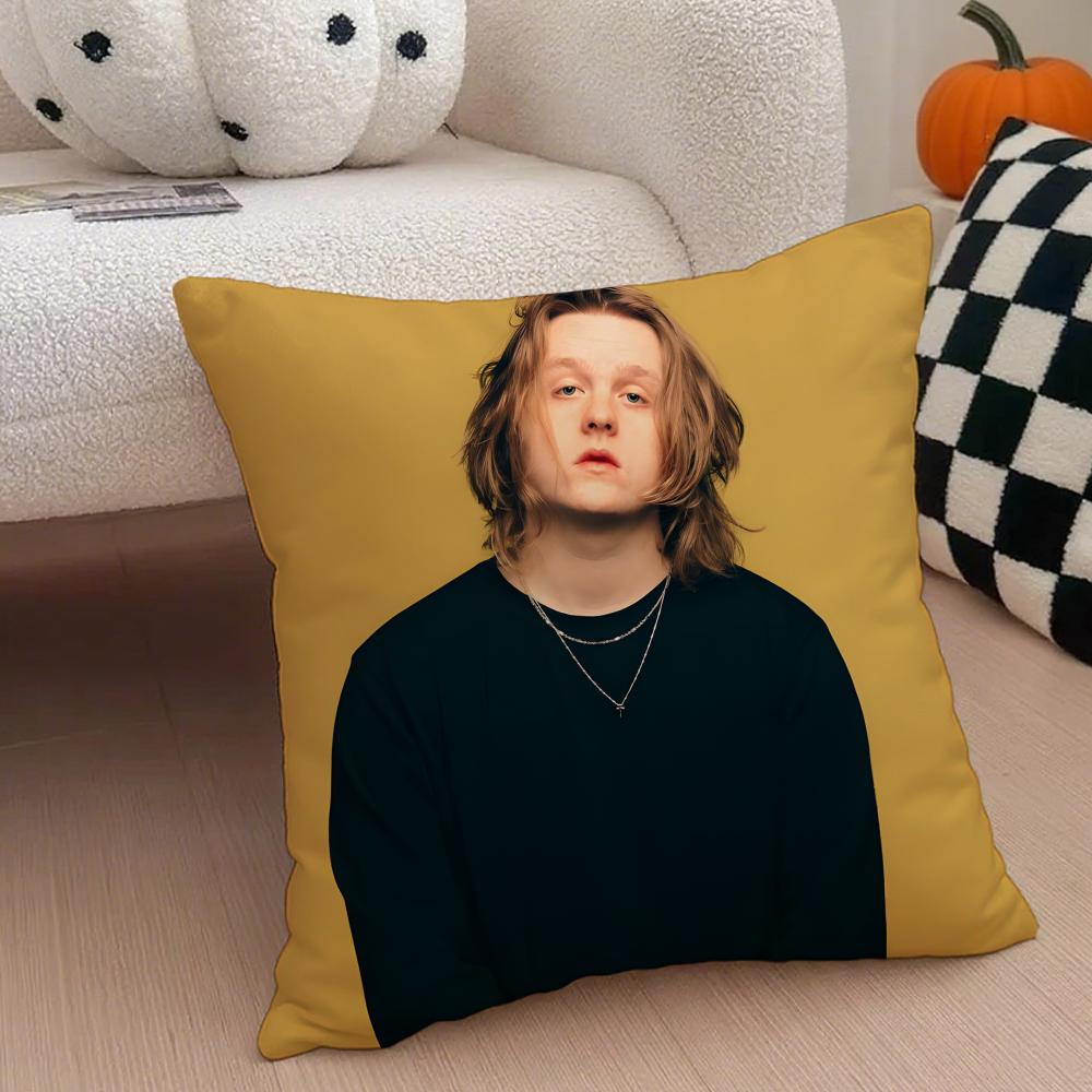 Intense POP Singer LLewis Capaldi Cushion Cover Throw Pillow Cover Hidden Button Durable Polyester Chair Cushion