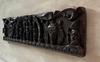 Hand Carved Wooden Tirupati Balaji Wall Panel: Hindu God Decor