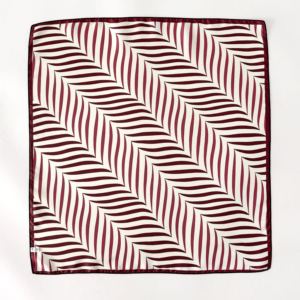 14 Momme 100% Natural Twill Silk Scarf for Women 65cm Neck Tie Double Side Shawl High Quality Square Lady Hijab Bandana Scarves