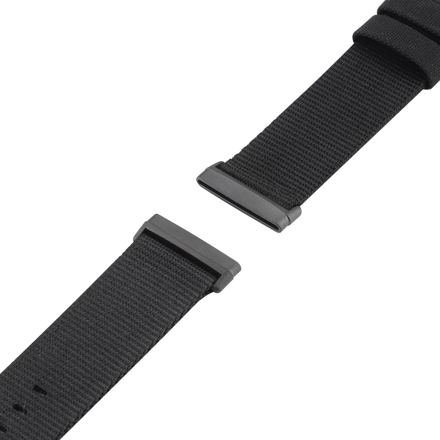

Canvas Watch Band Strap with Buckle for Fitbit Versa 3 Grey