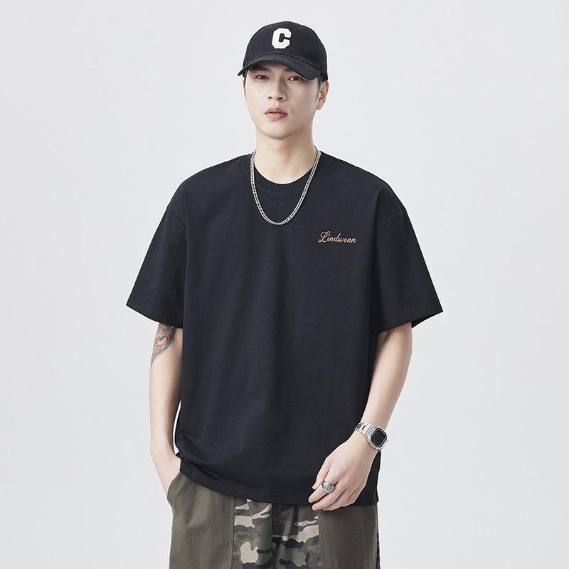 

Latest American Fitness Activities Trend Printed 250g Oversized Cool Textured Round Neck T-shirt High Quality Durable Construction Practical Daily Use M
