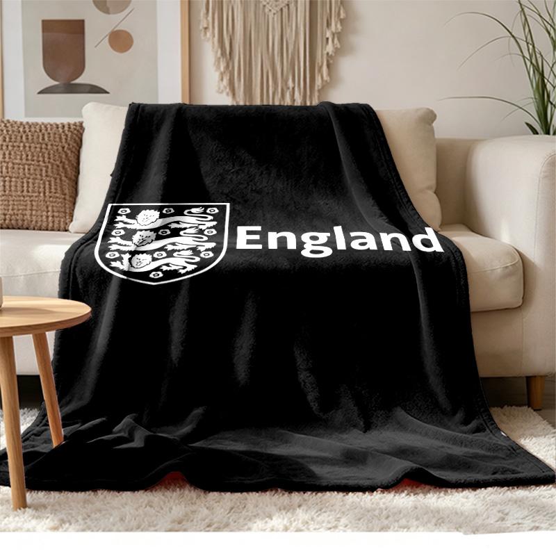 England FA Crest Soft and Comfortable Flannel Suitable for Sofas Living Rooms Outdoor Camping Travel and Also Makes a Great Anniversary Gif