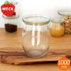 WECK Canister Glass Canister Storage Container Storage Bottle Shape 1000ml Set of WE-745 (Tulip 6)