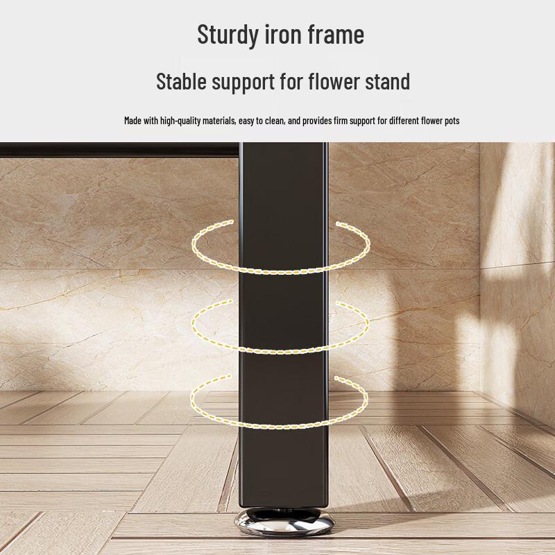 Stepped Multi-tier Metal Outdoor Flower Stand