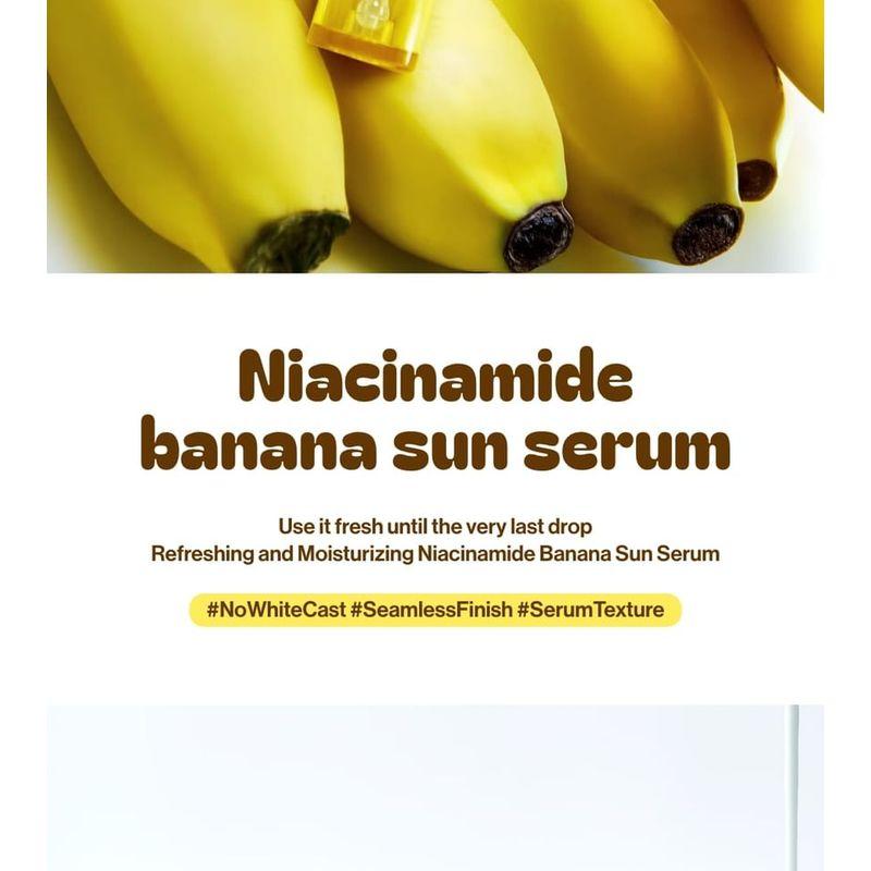 UNLEASHIA Niacinamid Banane Sonnenserum