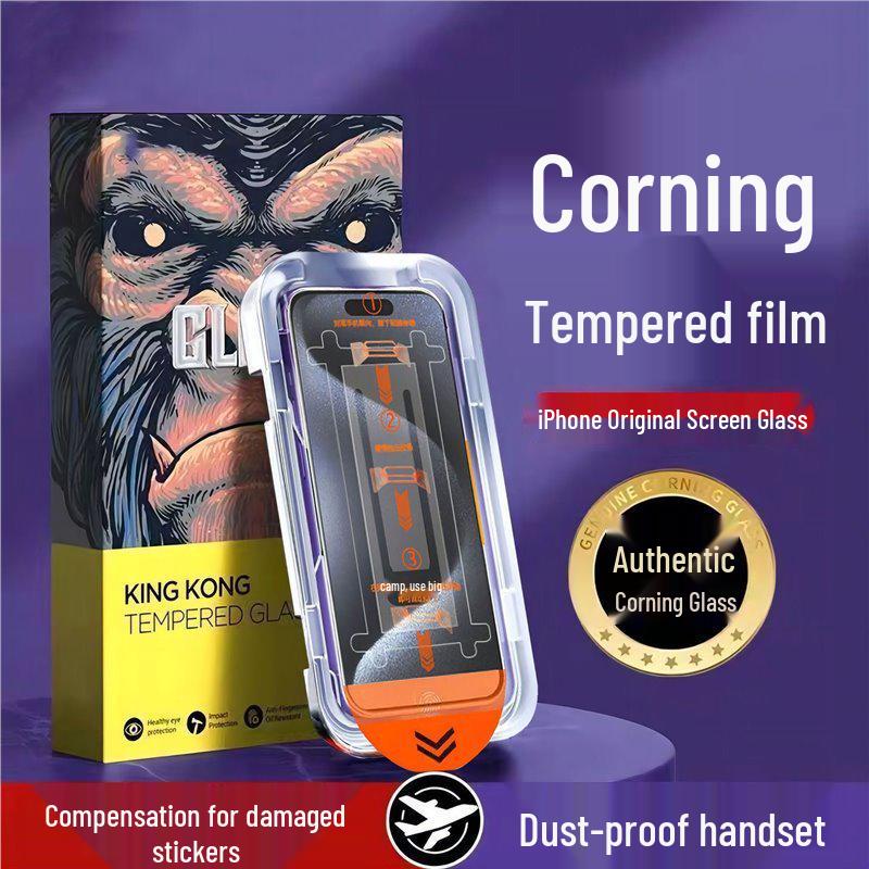 Apple 16Pro Corning Tempered Glass for iPhone 15/14/13/12/11 - Anti-Peep, Dust-Free, Full HD Screen Protector