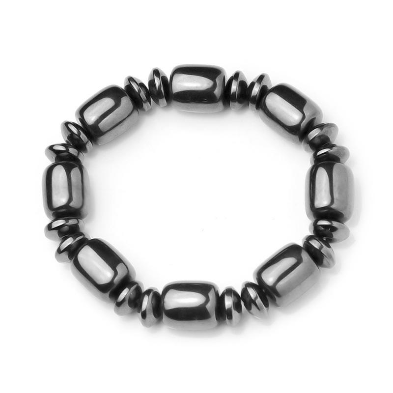 Men s Personalized Black Gallstone Hematite Bracelet Jewelry for Live Stream Sales