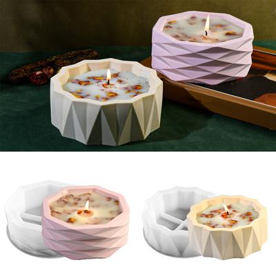 Silicone Unique Flowerpot Molds Storage Box Moulds Candle Cup Moulds Storage Jar Moulds Candle Container Silicone Molds