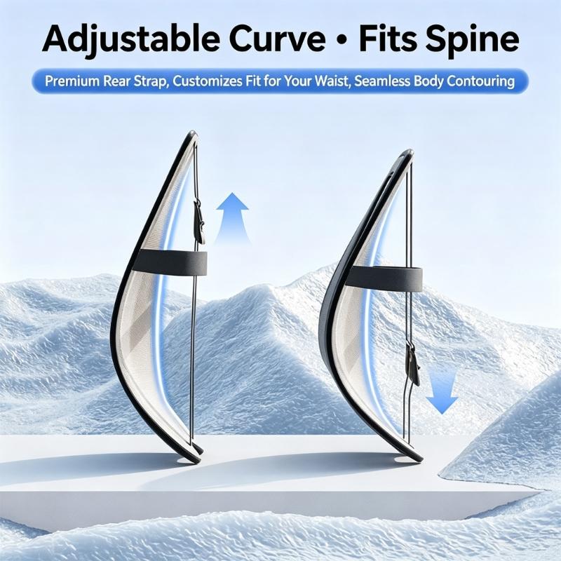 Mesh Car Lumbar Support Pad with Fan Function, Ergonomic Vehicle Seat Back Support Cushion for Daily Driving Comfort