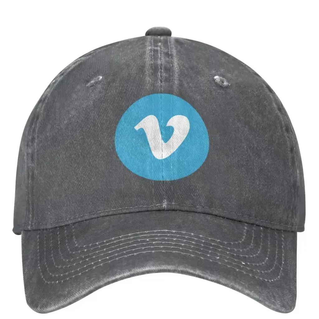 Vimeoed American Video Washed Baseball Cap Movie Streetwear Trucker Hat Summer Unisex Unisex Running Hippie Sunshade Baseball Caps