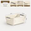 Multi-Purpose Plastic Storage Basket for Snacks, Toys, and Kitchen Items