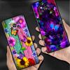 Case For Xiaomi Mi Poco X3 NFC X4 Pro F3 F4 GT M4 M3 F1 C40 11 Lite 11T Soft Silicone Funda Phone Cover Diamond Flower Butterfly