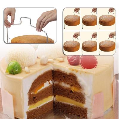 Cake Cutter Leveler Adjustable Double Slice Bread Cutter Durable Stainless Steel Cake