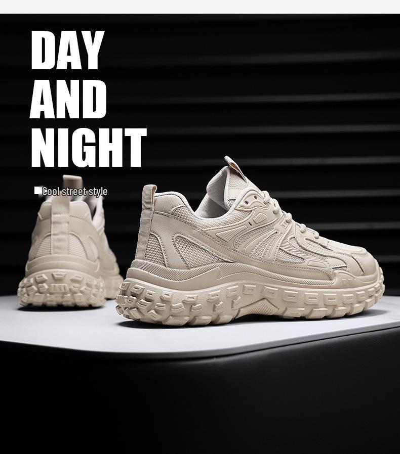 Men's Casual Versatile Non-slip Running Shoes - Breathable, Wear-resistant Spring/Summer Mesh Sports Sneakers.