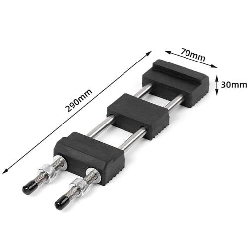 Newseego Universal Whetstone Stand with Center, Non-Slip Fixed Base, Stainless Steel Whetstone Stand, Adjustable for Sharpening Stones, Knives, and Sw