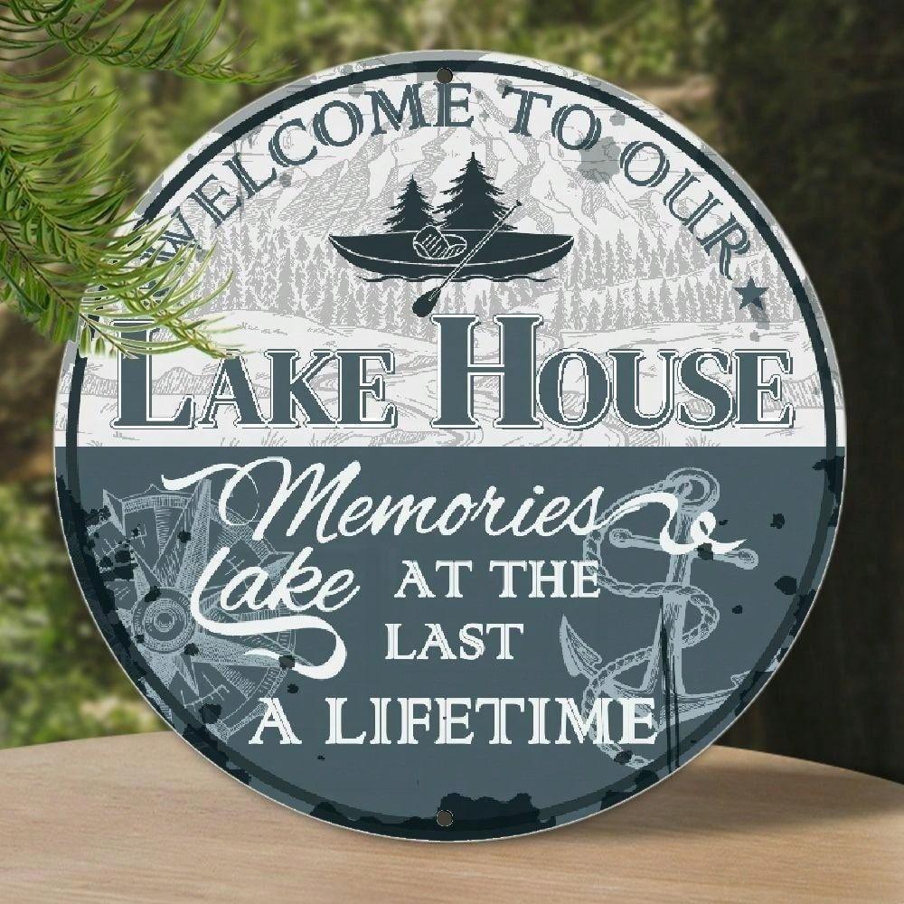 Tin Sign 2D Metal Wall Art Decorative Hanging Accessory Home Decor