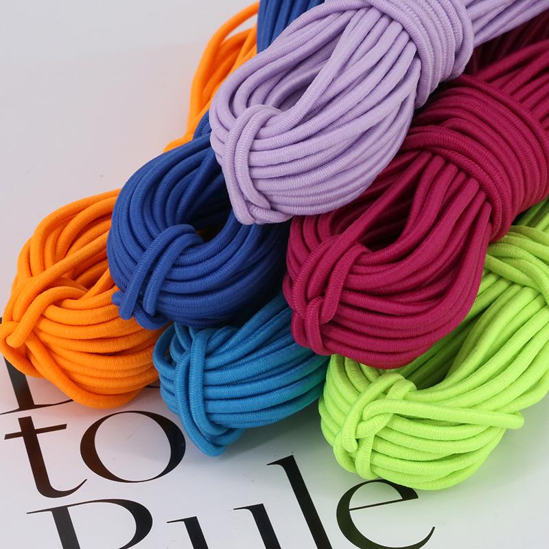 2.5mm High Elasticity Colorful Elastic Rubber Cord