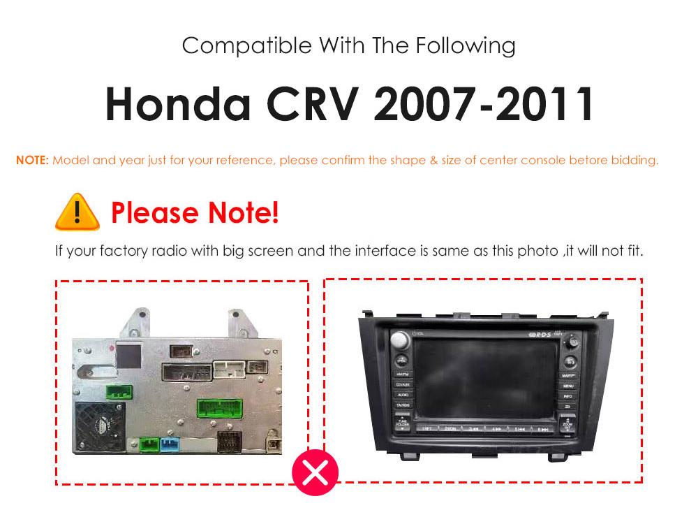 Honda CRV 07-11 Android Car Navigation System with Large Screen