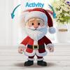 Xmas DIY Shaking Head Diamond Painting Desktop Ornaments Kit Acrylic 5D DIY Diamond Art Tabletop Decorations for Adults Beginner