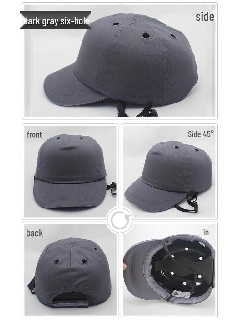 Lightweight Breathable Duckbill Bump Cap with ABS/PE Shell for Labor Protection