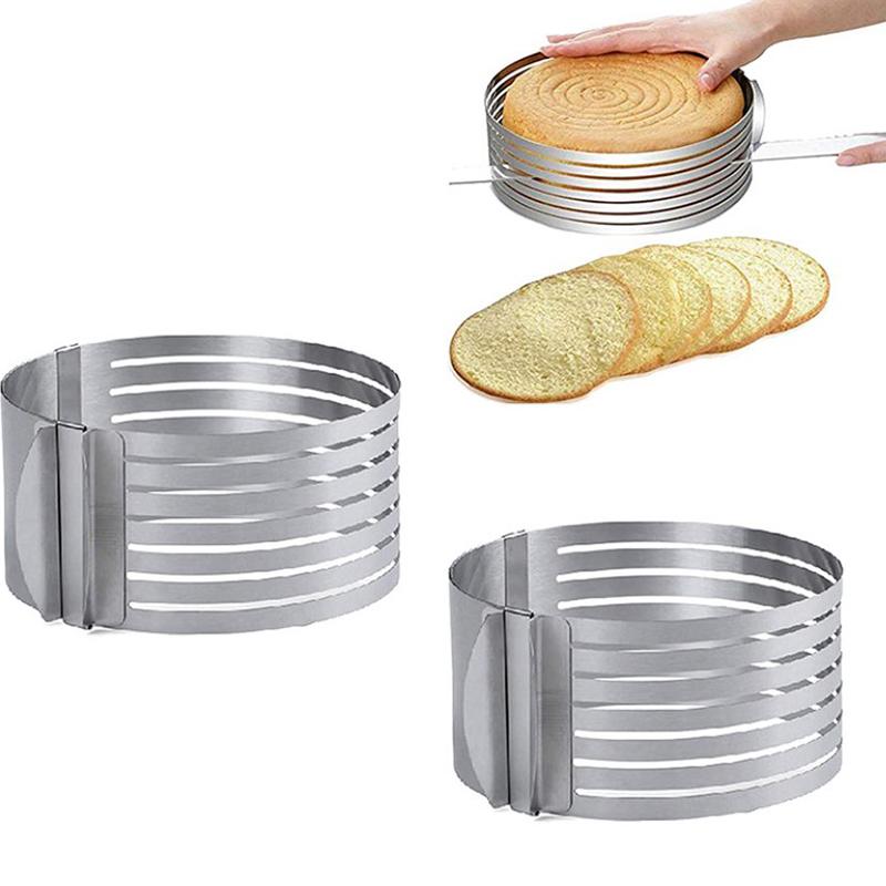 Diy Adjustable Cake Cutter Slicer Mold Bakeware Cutter Cake Slicer Ring Baking Cake Tool Kitchen Baking Accessories