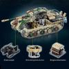 2116 PCS GER DE Panther G Tank Building Blocks Set, DIY Vintage Military Series MOC Model, Collector Display & Gift for All Ages