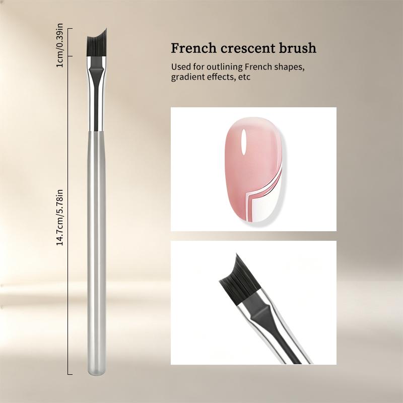 French Plaid Nail Art Brushes Set Line Grid Pattern Drawing Pen for DIY UV Gel Extension Paint Supplies Manicure Tool