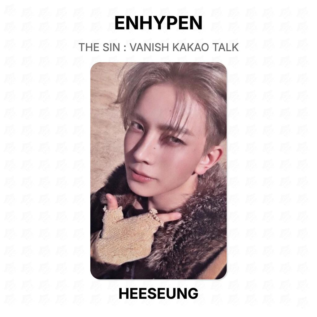 ENHYPEN THE SIN : VANISH KAKAO TALK Official Photocard