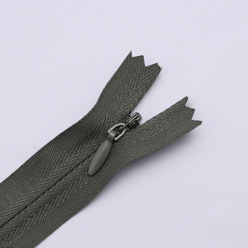 Color No. 3 Nylon Closed-End Zipper for Cushions, Pillows, and Dresses - Home Textiles & Clothing Accessories