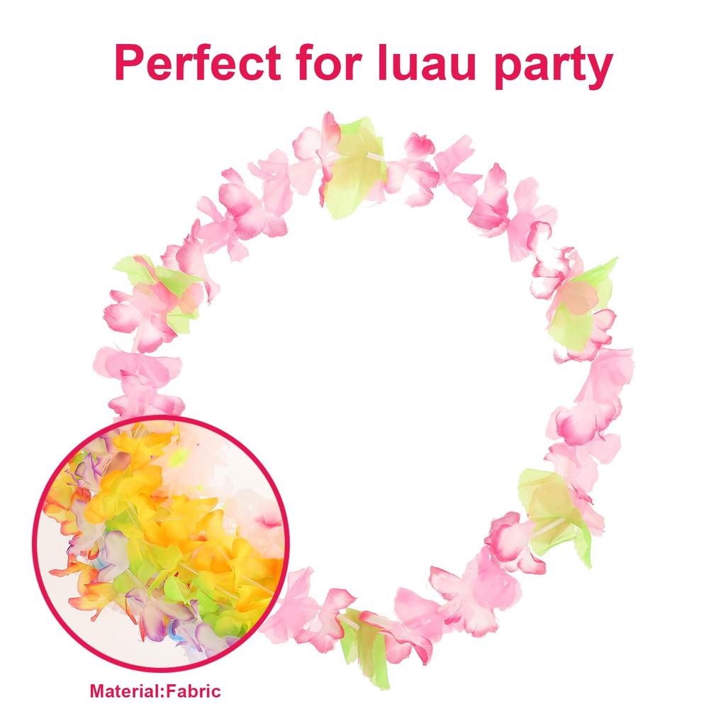 TOYMYTOY Hawaiianisch 50 Hibiskus Hula Tanz Hawaiianische Blumenparty Foto Bunte Leis, Stücke, Leis, Dekorationen, Girlanden, Zubehör, Requisiten,