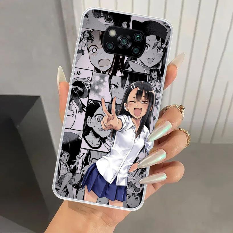 Nagatoro San Anime Aesthetic Phone Case for Xiaomi Poco X7 X6 X5 X4 X3 Nfc F6 F5 F4 GT F3 F2 Pro F1 M5S M4 M3 5G Soft Funda Prin