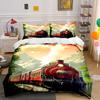 Red Train with Mountains. Bedding Sets Duvet Cover Sets Duvet Covers Pillowcases(1 * Duvet Cover 2 * Pillowcases Without Duvet Insert)