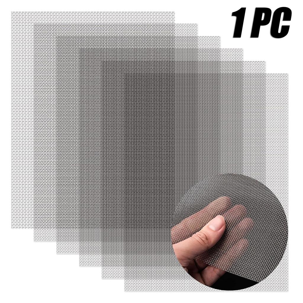 Universal Stainless Steel Car Bumper Repair Mesh Net Plastic Crack Repair Hole Repairing Mesh Net For Bumper Body Hood Vents