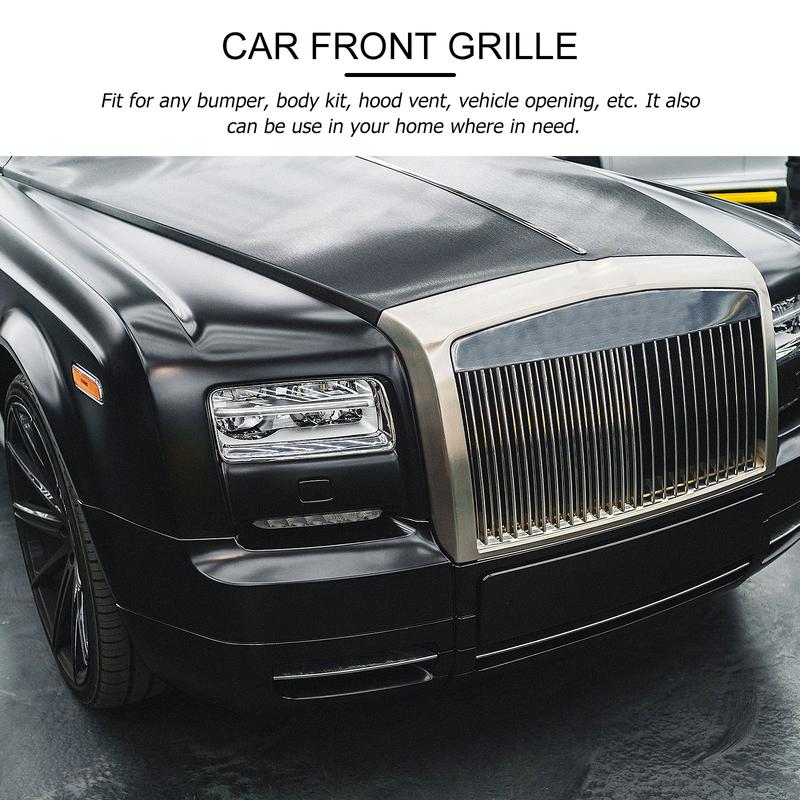Aluminum Alloy Bumper Grille Mesh Car Front Grill Protective Radiator Honeycomb Auto Parts Vehicle Hood Vent Body Kit