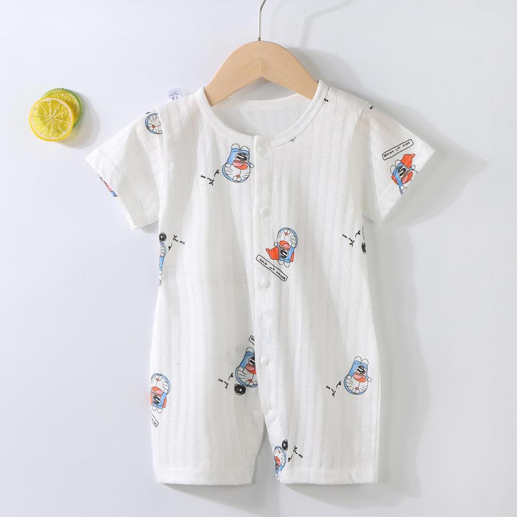 Cotton Jacquard Baby Romper for 0-1 Year - Summer Style