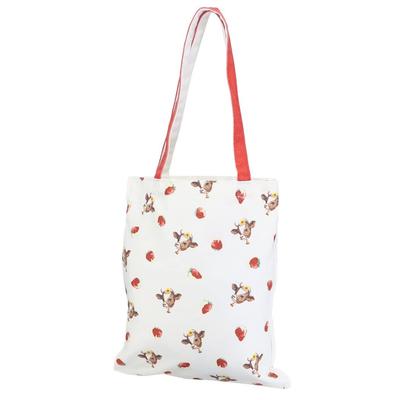 Morinaga Milk Sweetened Condensed MilkStrawberry Tote Bag [Small Tote]