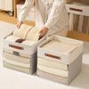 Non-woven Fabric Square Storage Box Folding Dirty Clothes Storage Basket  Living Room