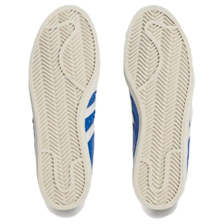 Nye Adidas Originals Superstar Vintage Bape Blå Hvit JR2702