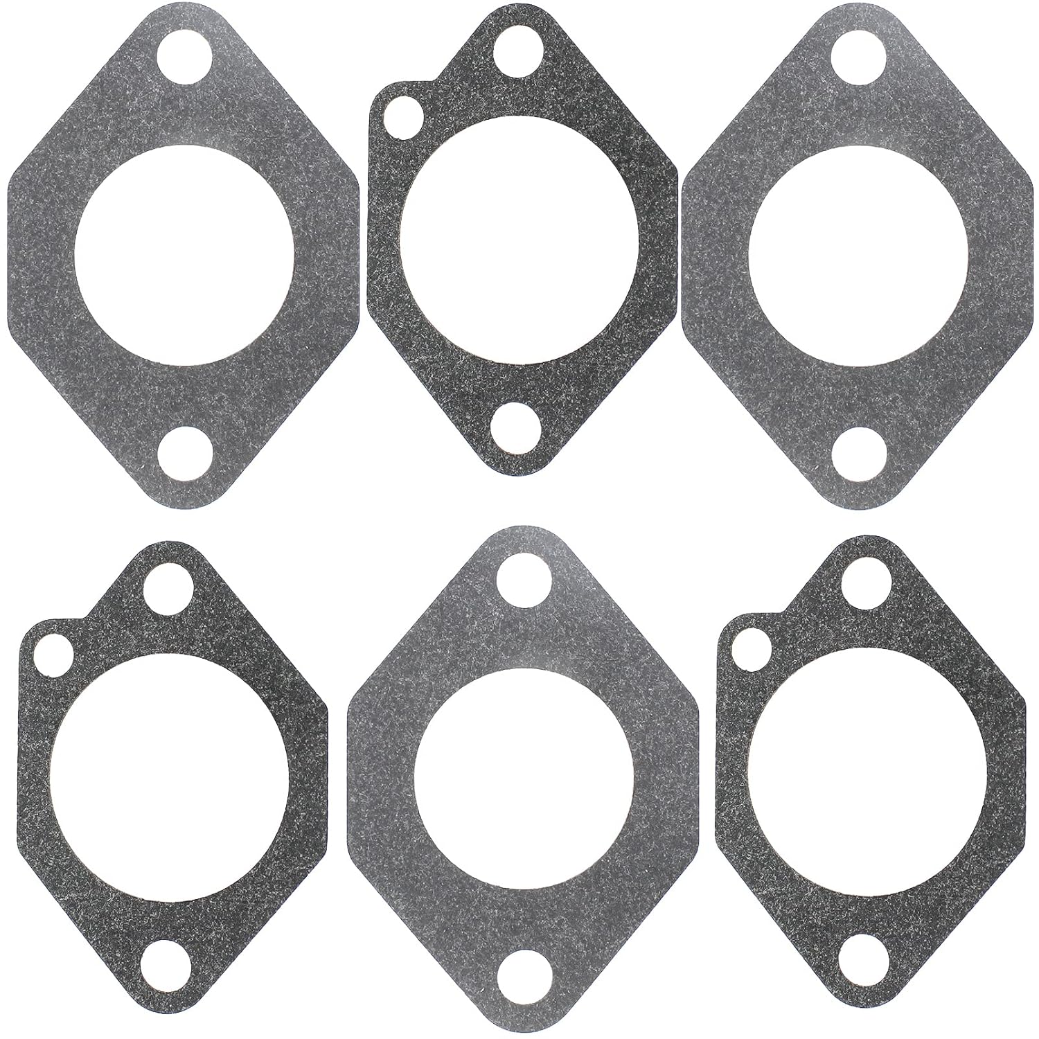 Carburetor Gasket Compatible with Kawasaki FE290 FE350 Engine Golf Cart Gas Club Car Carb DS & Precedent Turf Carryall Pack of 6