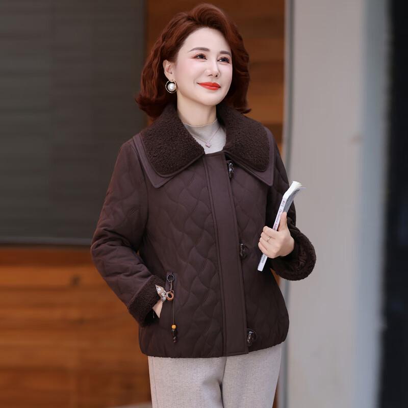 Moyou Mama Women's 2025 Winter Short Padded Jacket