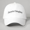 Cappellino da Baseball Ricamato Figlia Preferita, Unisex Regolabile Traspirante Cappello da Golf per Donne e Uomini, Moda Estiva Curvo Bri
