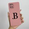 For Samsung Galaxy Note10 Lite Case SM-N770F 6.7'' Cute Initial Letters Cover Soft TPU Phone Case For Samsung Note 10 Lite Bags