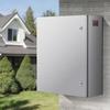 Steel Electrical Box, 24"x 20"x 8", 304 Stainless Steel Electrical Enclosure Box, Wall-Mounted Outdoor Electrical Electronic Equipment Enclosure with