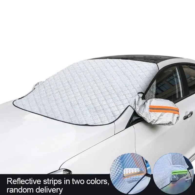 Magnetic Car Windshield Snow Shield Four Seasons Car Cover Front Window Anti UV Frost Protection Snow Cover Sunshade